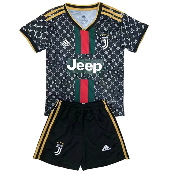 Trikot Juventus Especial Kinder 2019-20 Grau Schwarz